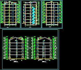 房地產(chǎn)開發(fā)中的住宅樓施工圖及戶型平面圖資源概述